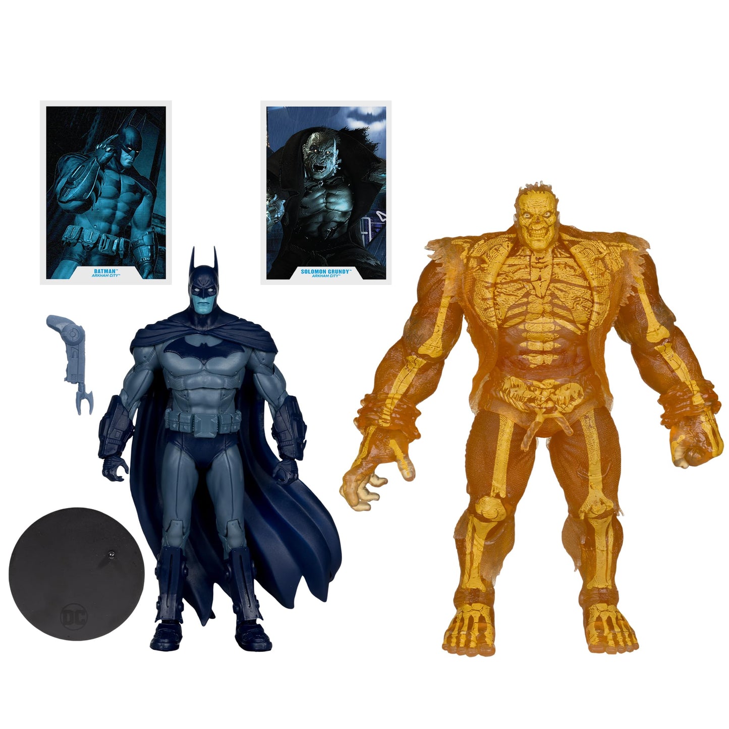 McFarlane Toys - DC Multiverse Batman & Solomon Grundy (Arkham City) 7in Action Figure and Mega Figure 2pk Gold Label