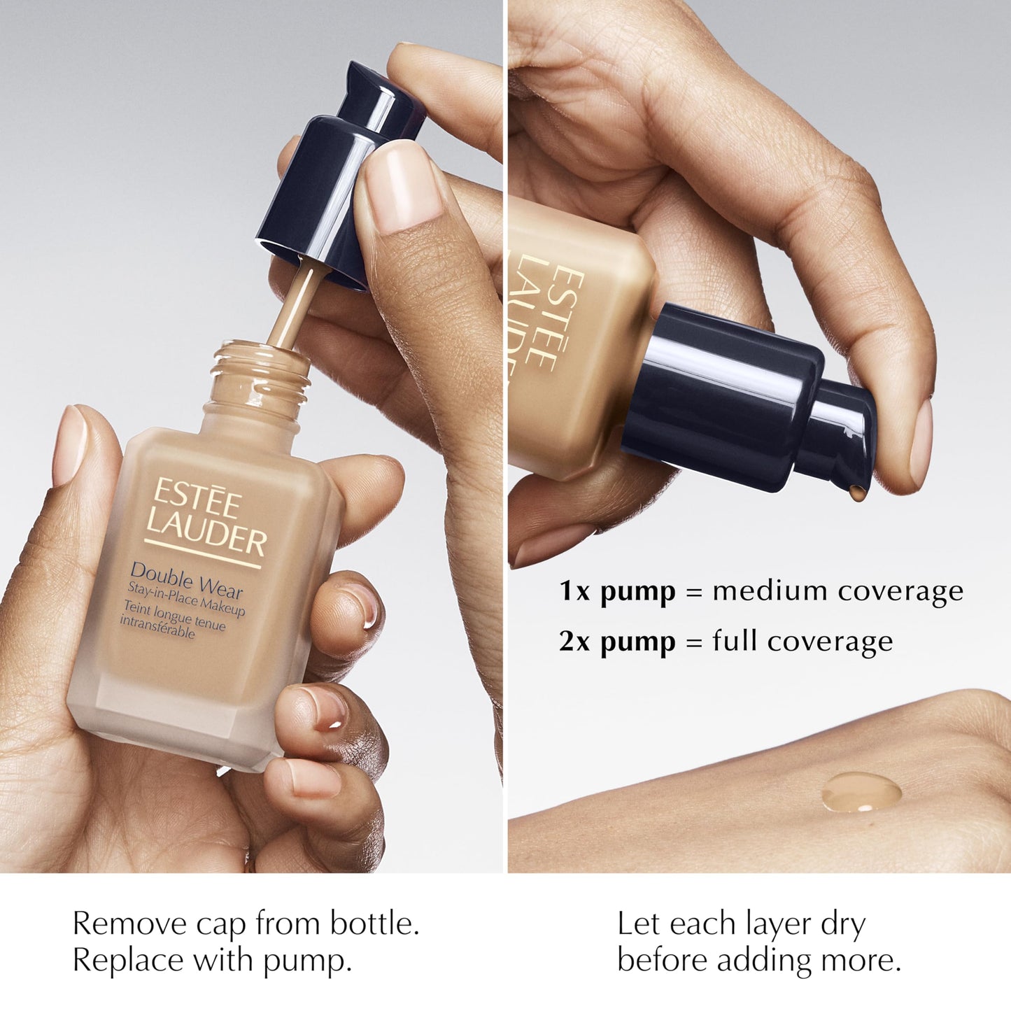 Estée Lauder Double Wear Stay-in-Place Foundation Makeup Pump | Reusable