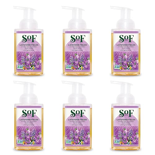 South Of France SoF Hydrating Foaming Hand Wash - With Organic Agave Nectar & Coconut Oil- Vegan & Non GMO- Free From Phthalates, Sulfates & Parabens