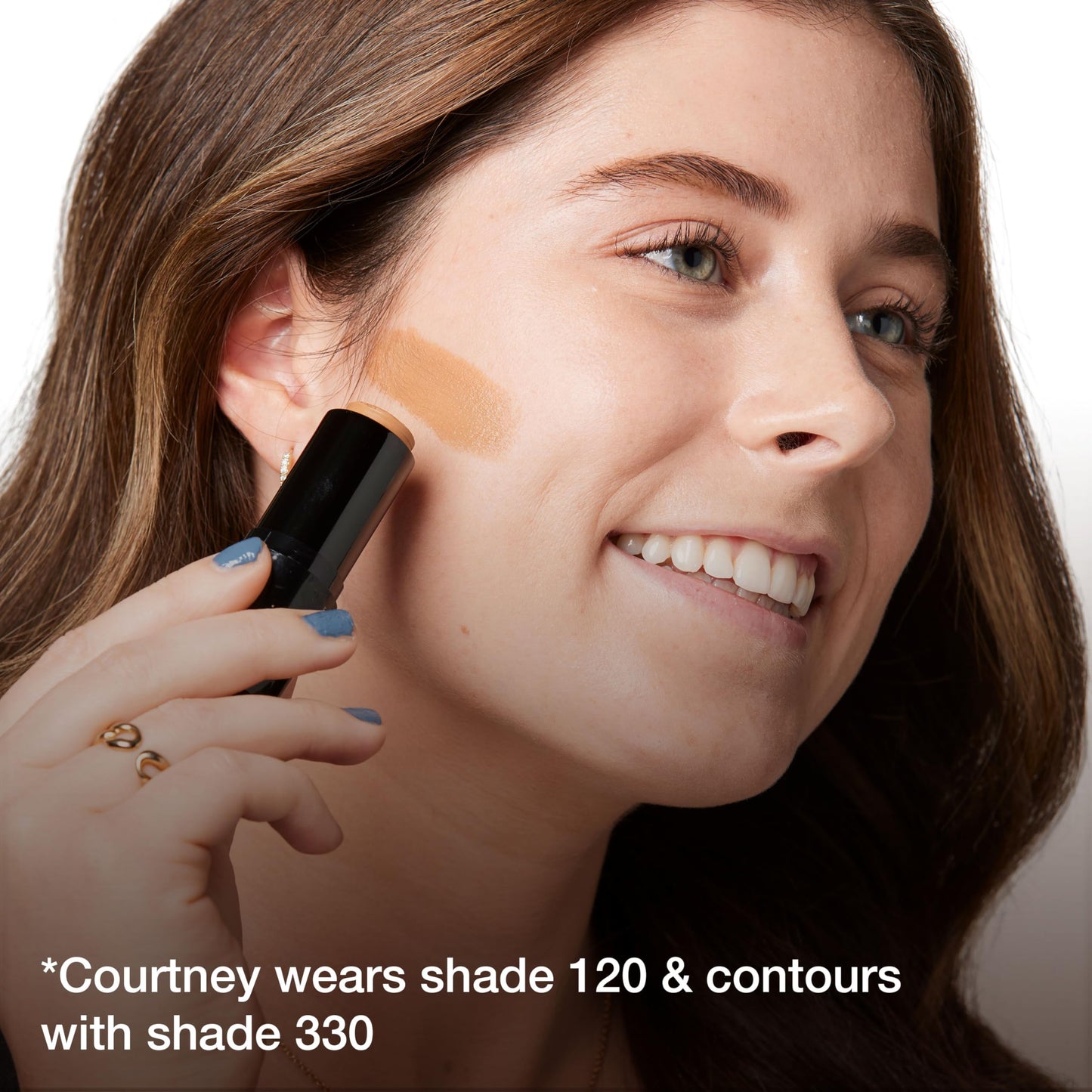 Maybelline Fit Me Shine-Free + Balance Foundation Stick, Multi-Use Face Makeup and Contour Stick For Natural, Matte Coverage, Ivory, 1 Count