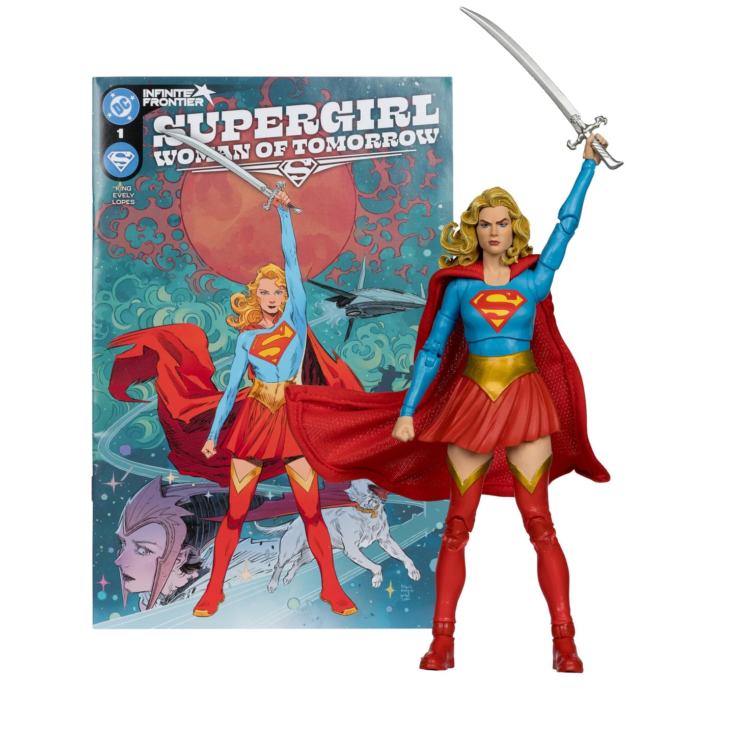 McFarlane Toys - DC Direct Page Punchers Supergirl (Supergirl: Woman of Tomorrow) 7in Figure with Comic