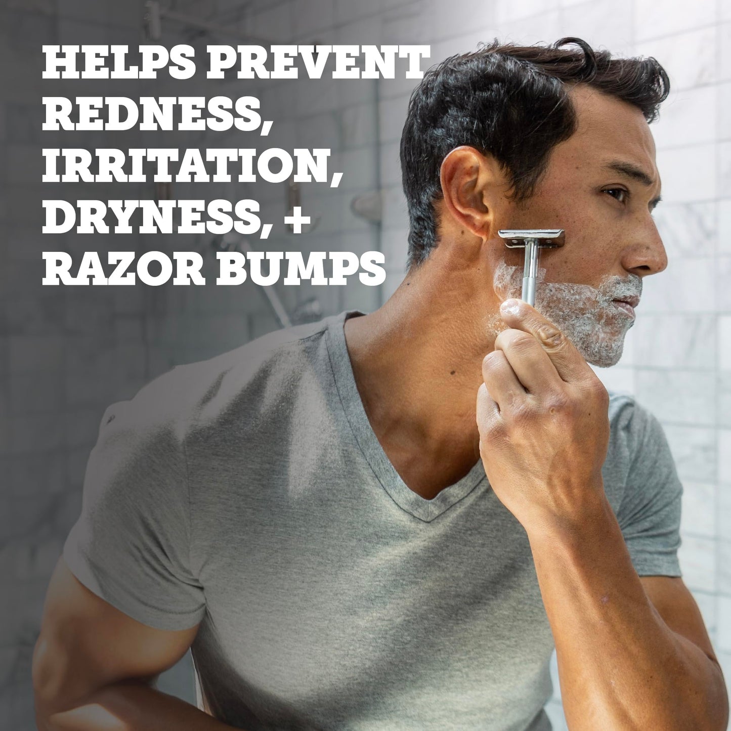 Oars + Alps Soothing Men's Shaving Cream, Dermatologist Tested and Infused with Aloe and Coconut Oil, Fresh Ocean Splash Scent, TSA Friendly, 3.4 Oz…