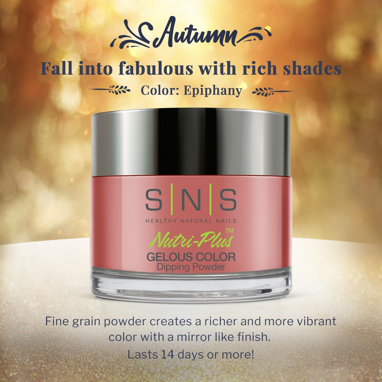 SNS Nail Dip Powder, Gelous Color Dipping Powder - Fairy Dust (Wine/Purple) - Long-Lasting Acrylic Nail Color Lasts 14 Days - Low Odor & No UV Lamp Beauty & Personal Care SNS Healthy Natural Nails