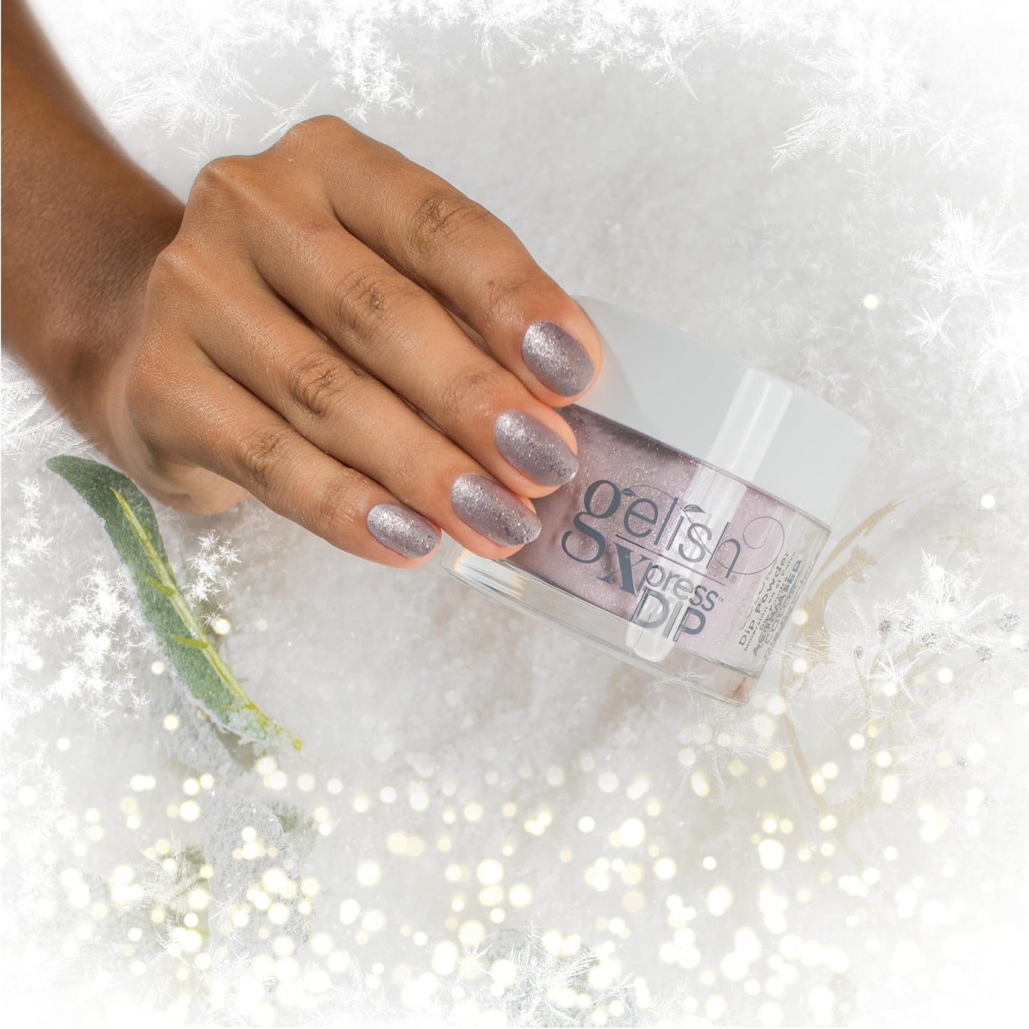 Gelish Xpress Dip Powder Nail Manicure - Don't Snow-Flake on Me, 1.5 oz Beauty & Personal Care Gelish