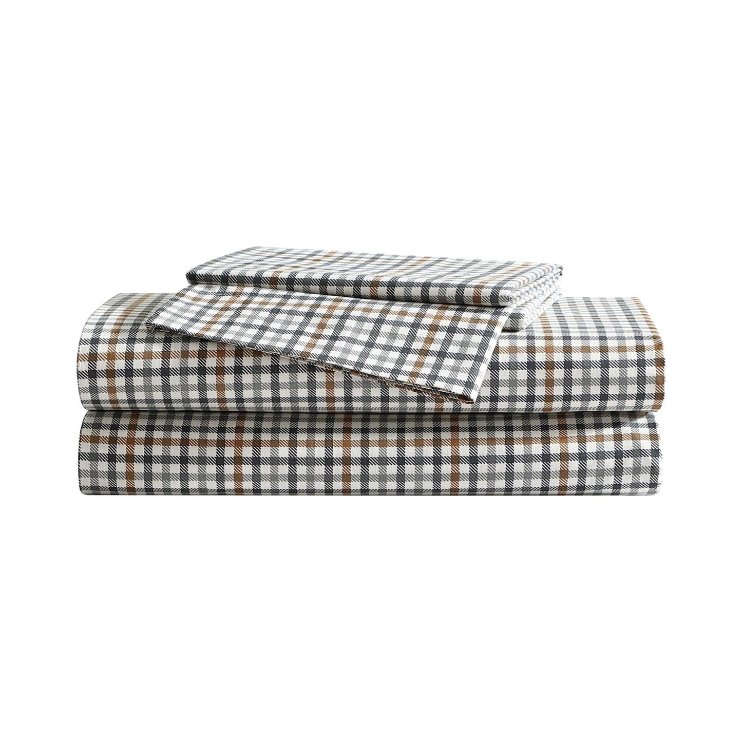 Eddie Bauer - Queen Sheet Set, Crisp & Cooling Sheets w/a Naturally Smooth Cotton Percale Lightweight Feel - Matching Pillowcases & Deep Pocket Fitted