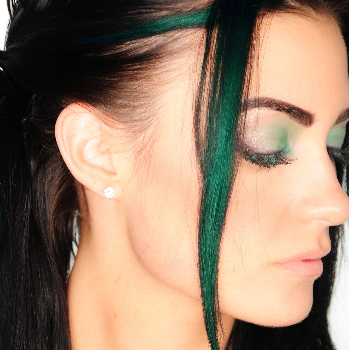 Colorme Root Touch Up Temporary Hair Mascara to color and Blend Semi Permanent Dye regrowth. Washes Out (TEAL)