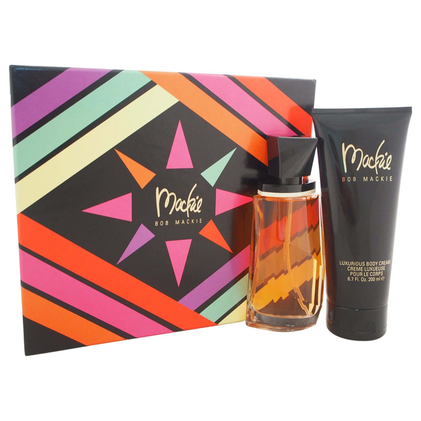 Mackie by Bob Mackie Women’s Gift Set - 3.4 Oz Eau De Toilette Perfume Spray & 6.7 Oz Body Lotion Gift Set for Her - Designer Fragrance with Oriental
