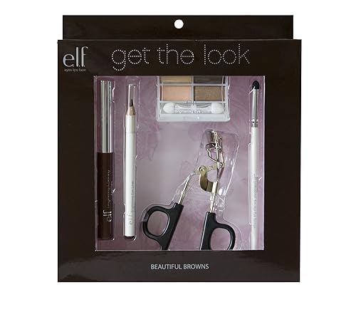 E.l.f. Get The Look 5 Piece Eye Set Beautiful Browns Edition, 6-ounce (Pack of 3)
