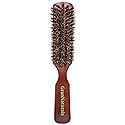 GranNaturals Soft Bristle Hair Brush for Men - Boar Bristle Brush for Styling Beards, Fades, Smoothing Hair and Waves - Natural Wooden Hairbrush