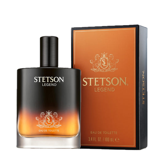 STETSON Legend - With Notes of Bergamot Zest, Lavender Essence, and Tonka Bean - 3.4 Fl Oz