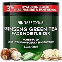 Tree to Tub Hydrating Face Moisturizer for Dry & Sensitive Skin - Water Based Hyaluronic Acid Facial Moisturizer, Moisturizing Face Cream for Women