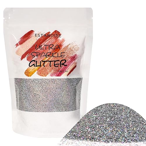 5.3oz/150g Ultra Fine Laser Glitter Powder, Holographic Glitter for Slime Epoxy Resin Craft Tumbler Jewelry Nail Art Festival Makeup Scrapbook