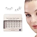 KISS The New Natural, False Eyelashes, 'Neo', 12mm-14mm, Includes 24 Wisps, Easy to Apply, Reusable Lash Clusters