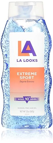 L.A. Looks Extreme Sport Ultra Hold Hair Gel, 20 Ounce (Pack of 6)