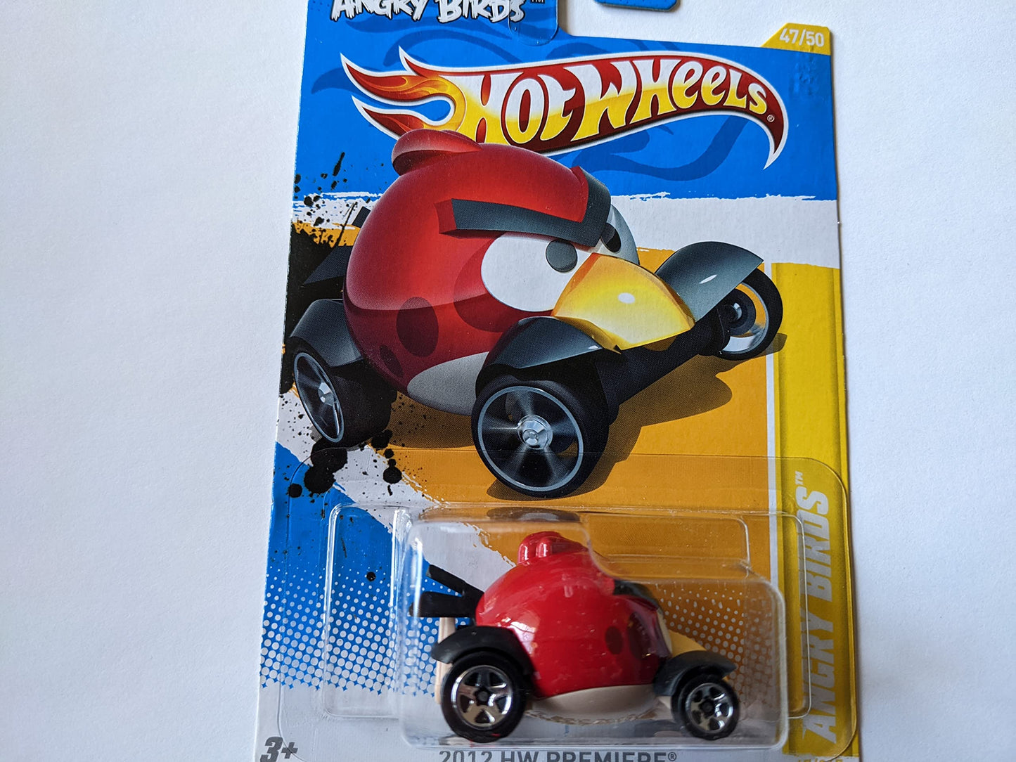Angry Birds Red Bird Hot Wheels (Born in El Segundo Ca.usa) Red Bird 1:64 Scale Collectible Die Cast Car