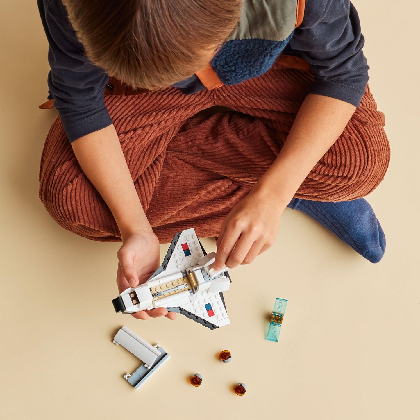 LEGO Creator 3 in 1 Space Shuttle 31134, Build Shuttle, Spaceships or Astronaut, Educational Space Toy Set for Kids Ages 6+, Birthday Gift