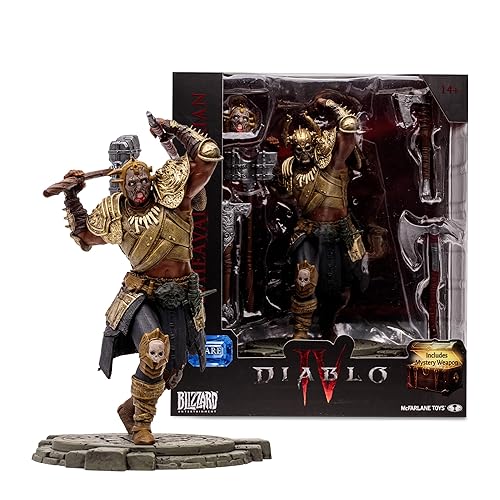 McFarlane Toys - Diablo IV Upheaval Barbarian (Rare) 1:12 Scale Posed Figure