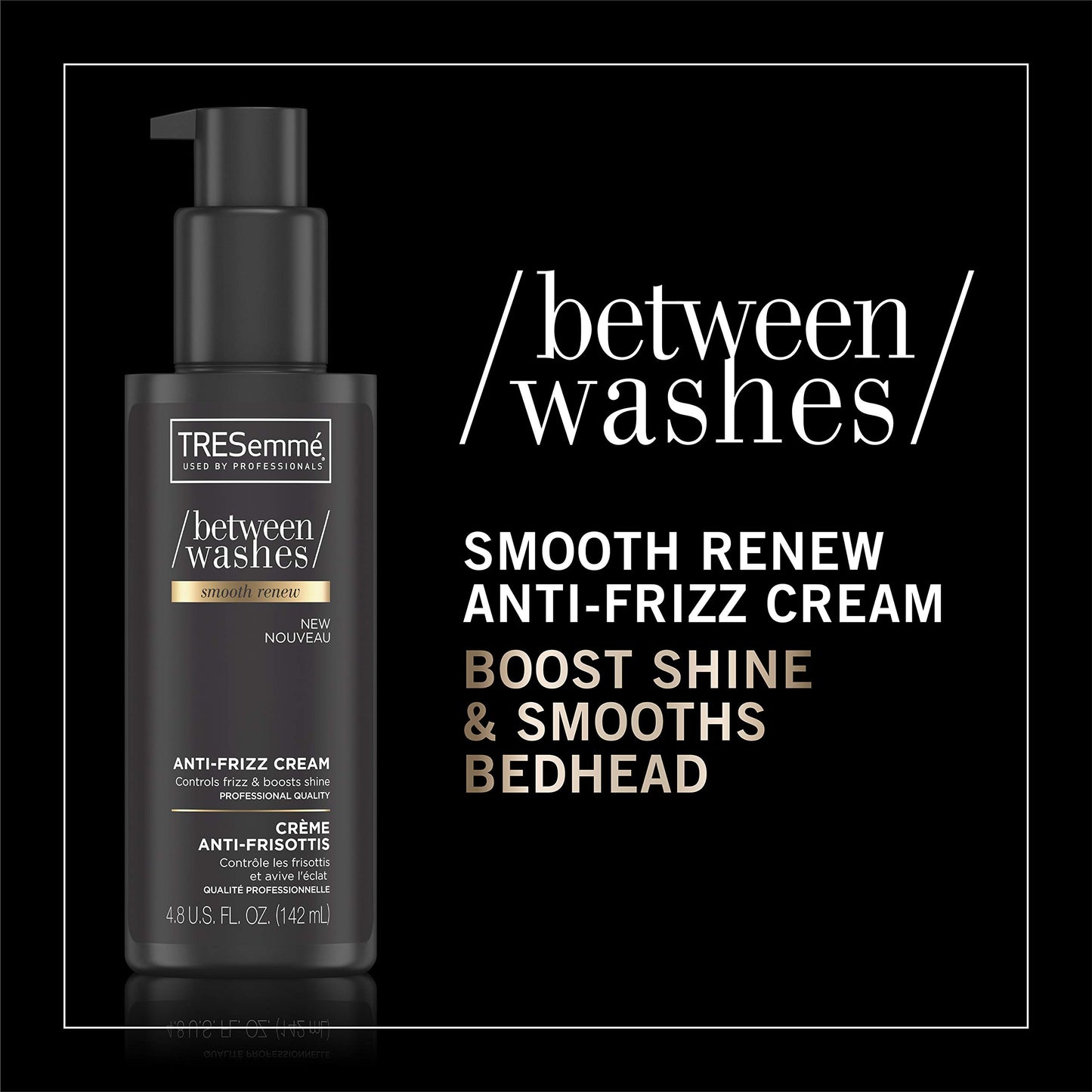 TRESemmé Between Washes Smooth Renew Anti-Frizz Cream, 4.8 Fl Oz