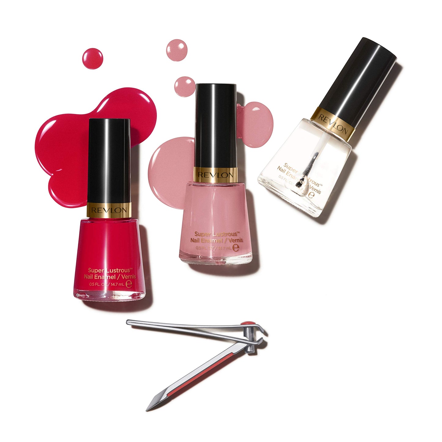 Revlon Nail Polish, Super Lustrous Nail Enamel Polish, Chip Resistant & Longwear Formula, High Shine Finish, 165 Romantique, 0.5 fl oz.