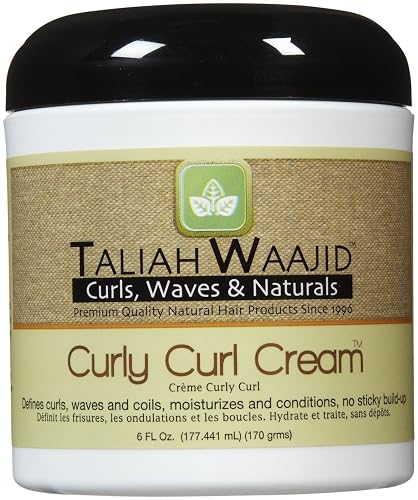 Taliah Waajid Curls, Waves and Naturals Curly Curl Cream, 6 Ounce