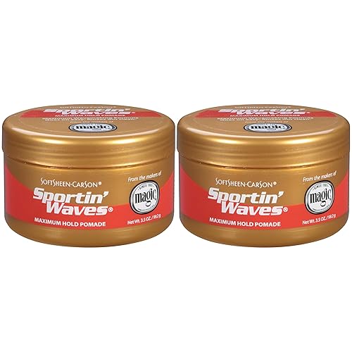 Softsheen Carson Sportin' Waves Maximum Hold Pomade, 2 Count