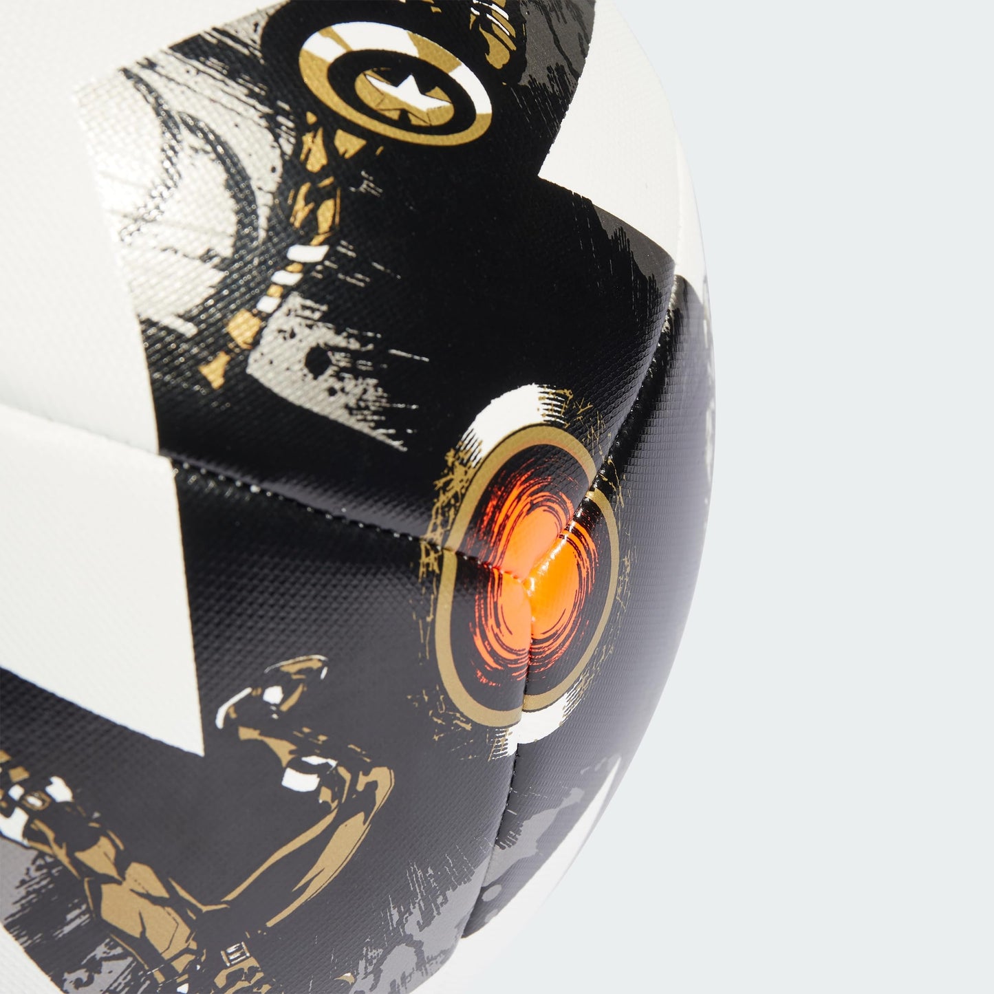 adidas MLS 2023 All Star Game Ball - Marvel's Avengers-Inspired Graphics, MLS Printed Logos, Inflation Required (Training, 5), BLACK/WHITE/IRON…