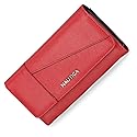 nautica money manager womens slim compact rfid blocking credit card holder clutch wallet organizer with zipper coin purse and phone compartment in…