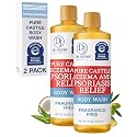 Dr. Jacobs Naturals Hypoallergenic Castile Soap, Dermatologist Tested Unscented Soap for Eczema & Psoriasis Relief - Sensitive Skin Body Wash Vegan Beauty & Personal Care DR.JACOBS NATURALS