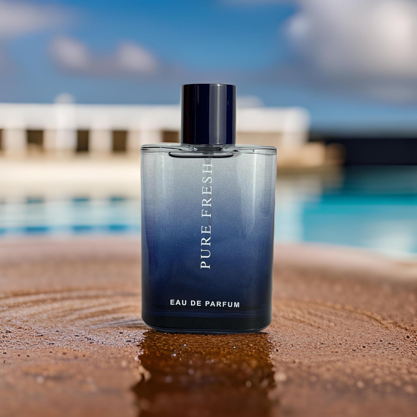 PURE FRESH Eau de Parfum for Men, 3.4 Fl Oz, Warm, Woody, Floral Scent