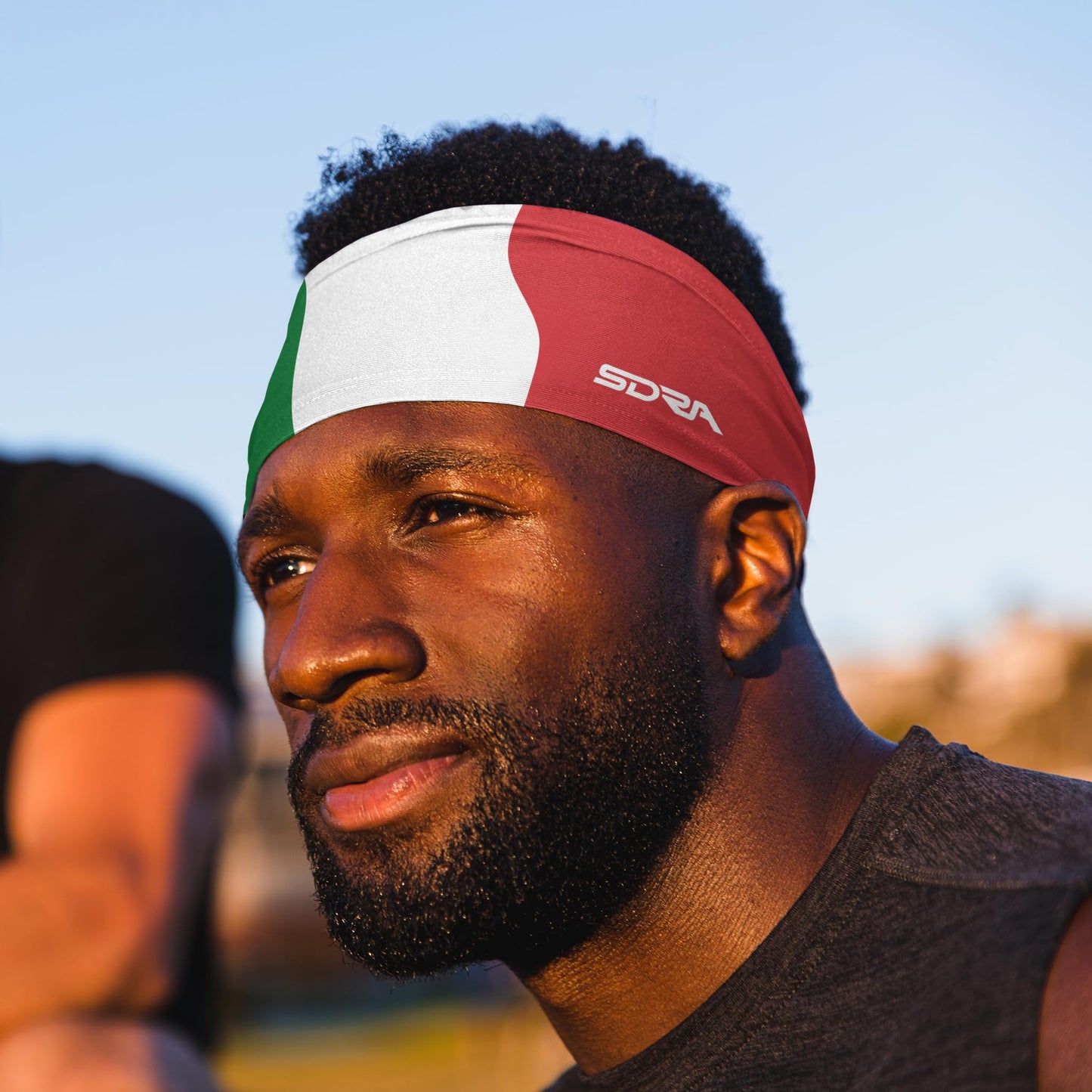 Suddora Italy Tapered Headband - for Workout, Sports, Costume and National Team Accessories