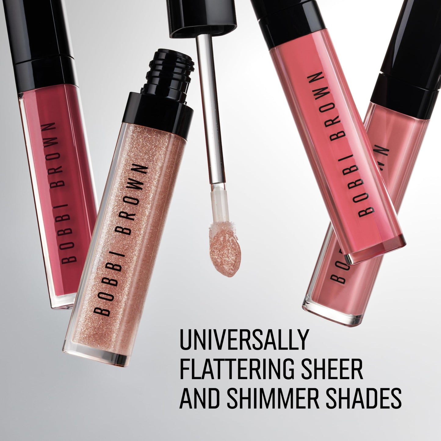 Bobbi Brown Crushed Oil-Infused Gloss | Hydrating, Non-Sticky, Tinted Lip Oil Gloss | High-Impact Shine & Comfortable Feel, 0.20 Fl Oz, Free Spirit