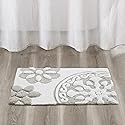 Madison Park Casablanca 100% Cotton Tufted Bathroom Rugs Luxurious Plush Medallion Floral Pattern Bath Mat Absorbent, Quick Dry, Spa Design Shower…