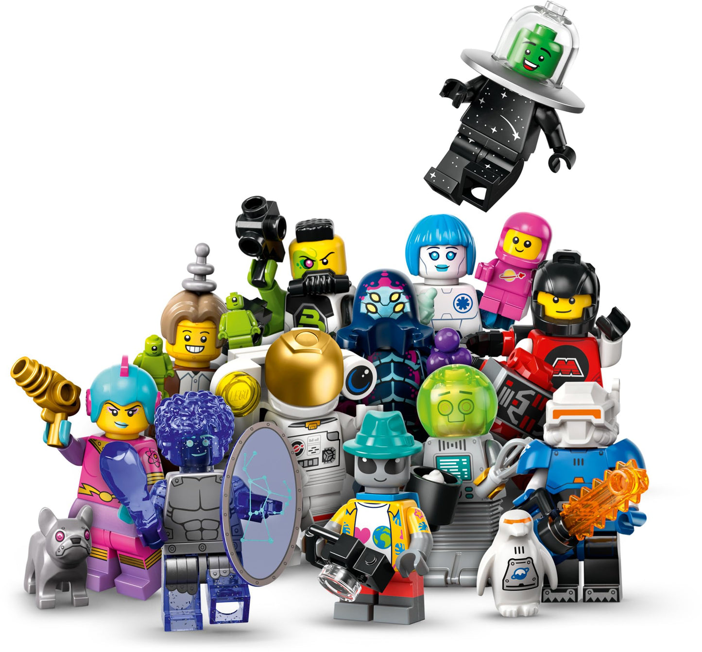 LEGO Minifigures Series 26 Space 6-Pack 66764, Collectible Sci-Fi Figures, Building Toy for Kids, Boys & Girls Ages 5+, Gift Idea