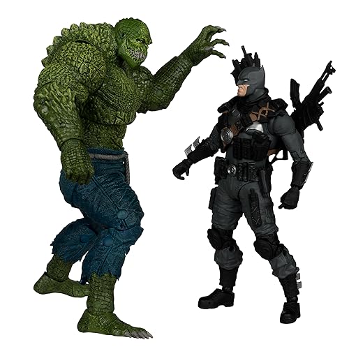 McFarlane DC Multiverse The Grim Knight vs Killer Croc (Dark Multiverse) 7in Figure and Mega Figure Collector Edition 2pk #3