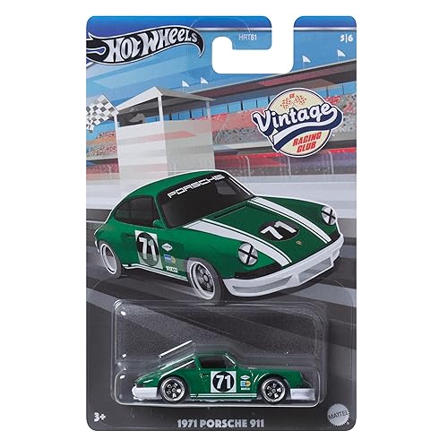 Hot Wheels 1971 Porsche 911 Green Vintage Racing Club 5/6