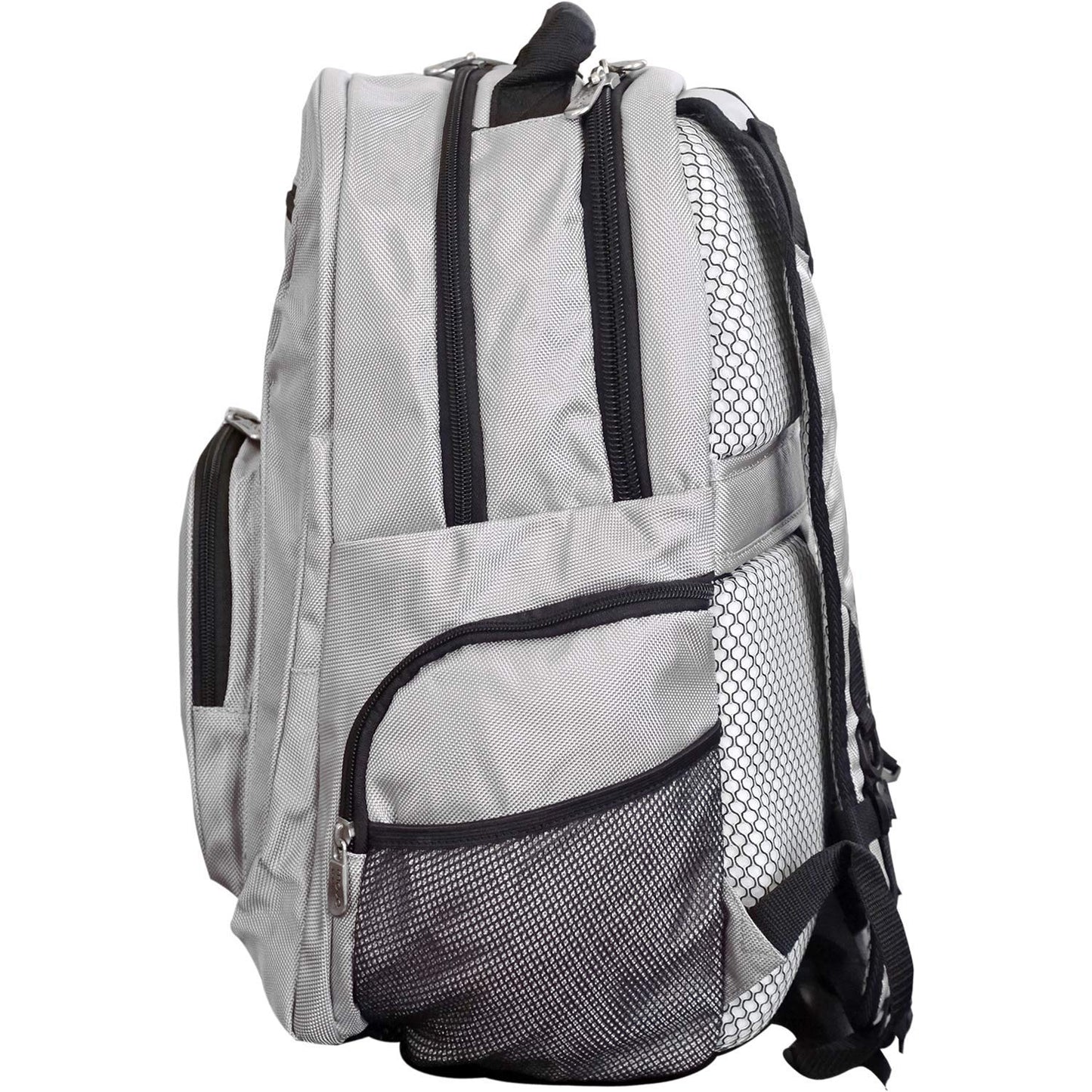 Denco NFL Las Vegas Raiders 19" Premium Laptop Backpack, Gray, Large (NFORL704_Gray)