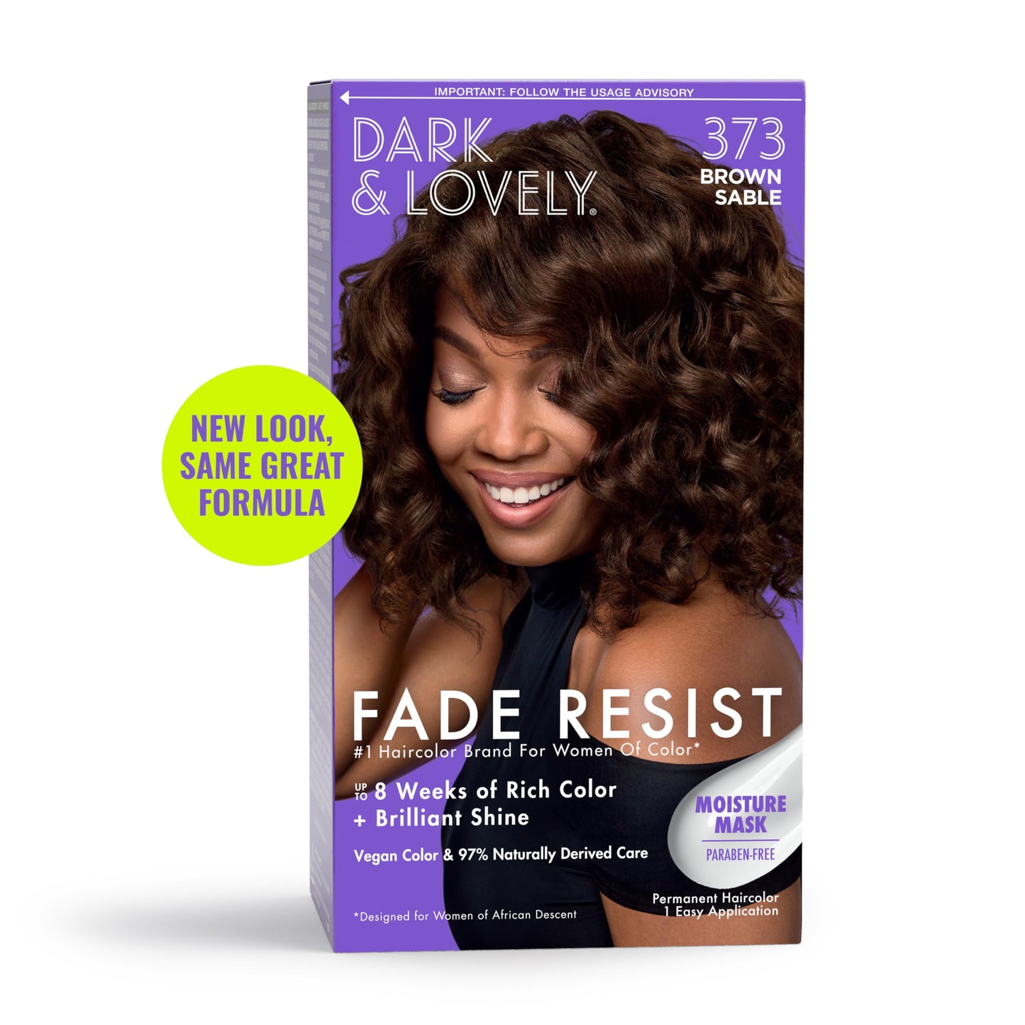 SoftSheen-Carson Dark and Lovely Fade Resist Rich Conditioning Color, Brown Sable 373