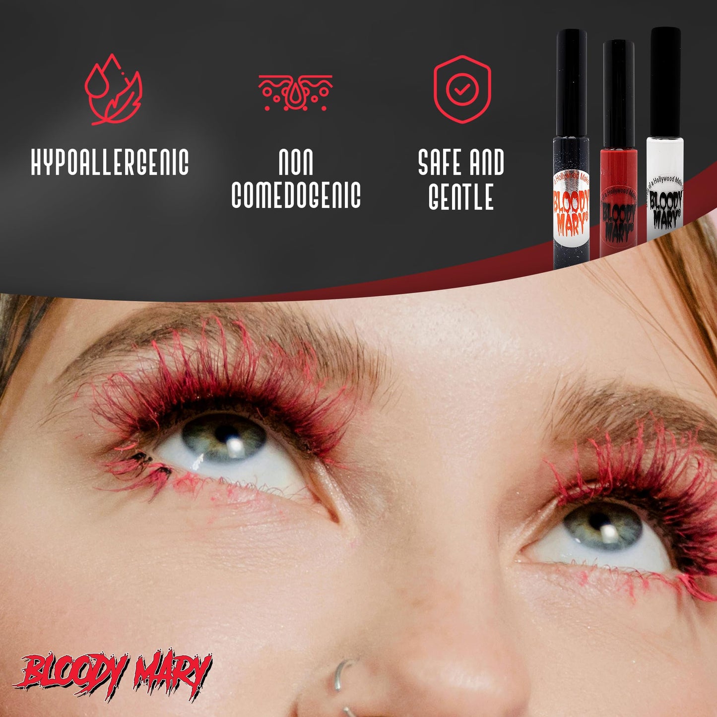Bloody Mary Mascara, Red Blood