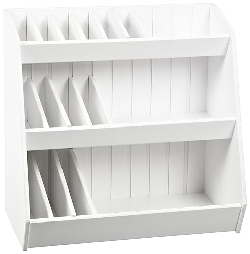 TrippNT 50018 Small Lab Storage Shelf with 16 Adjustable Bins PVC with up to 16 Compartments 12 X 11 7/8 X 7 1/4 inches WHD