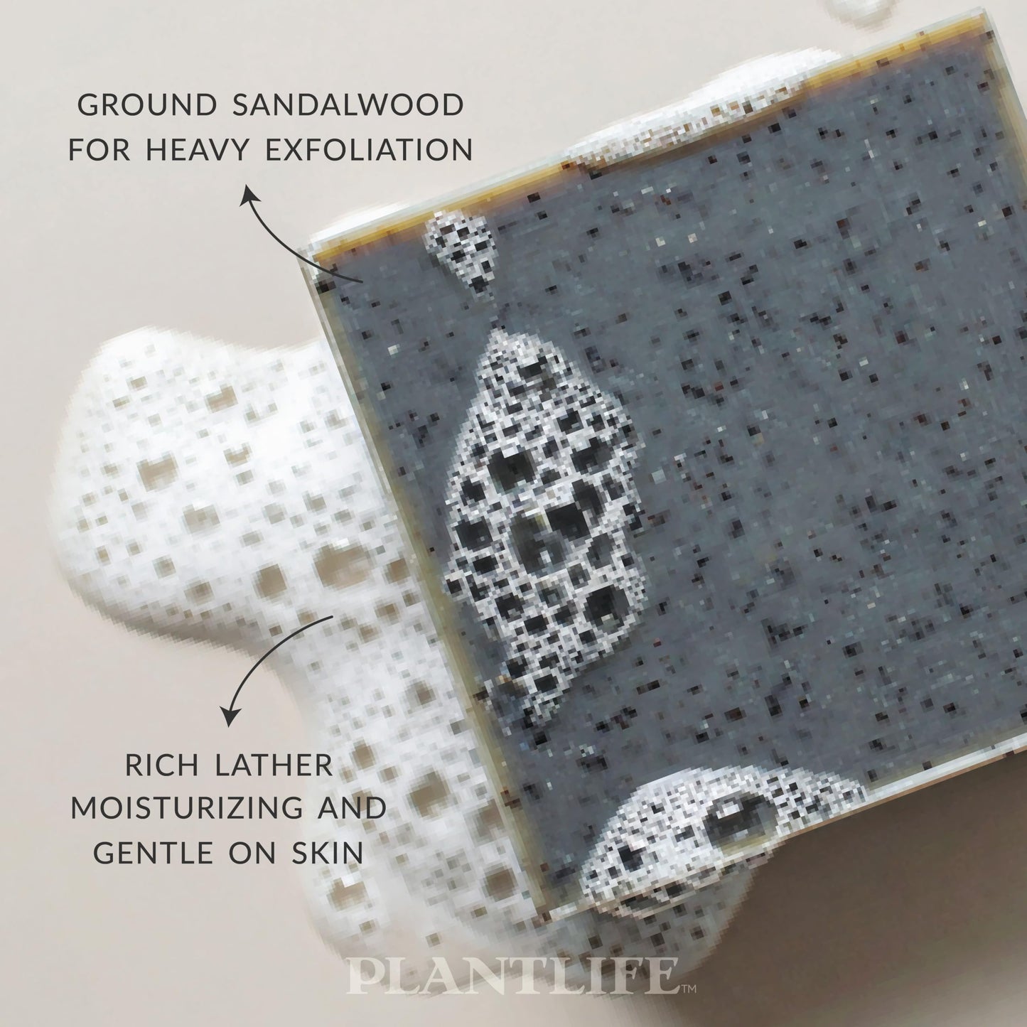 Plantlife Sandalwood Bar Soap - Moisturizing and Soothing Soap for Your Skin - Hand Crafted Using Plant-Based Ingredients - Made in California 4oz Bar