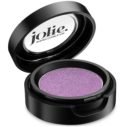 Jolie Cosmetics Powder Pressed Pearl Shimmer Eyeshadows - Cruelty Free, Vegan, Single Pan Eyeshadow 1.48g Vibrant Colors (Magnetic)
