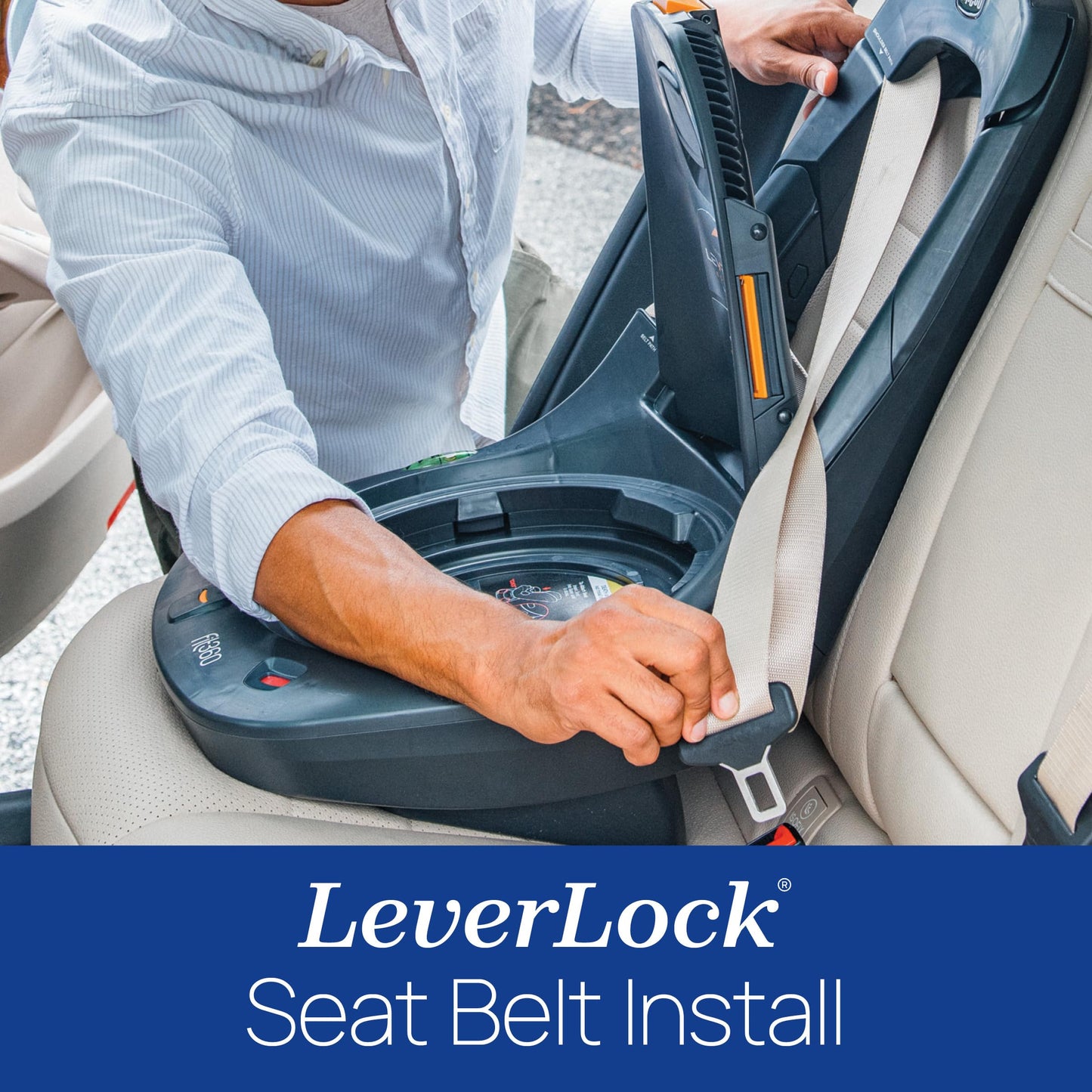 Chicco Fit360 ClearTex Rotating Convertible Car Seat with 360 Degree Rotation for Rear-Facing and Forward-Facing Usage, LeverLock Self-Tensioning…