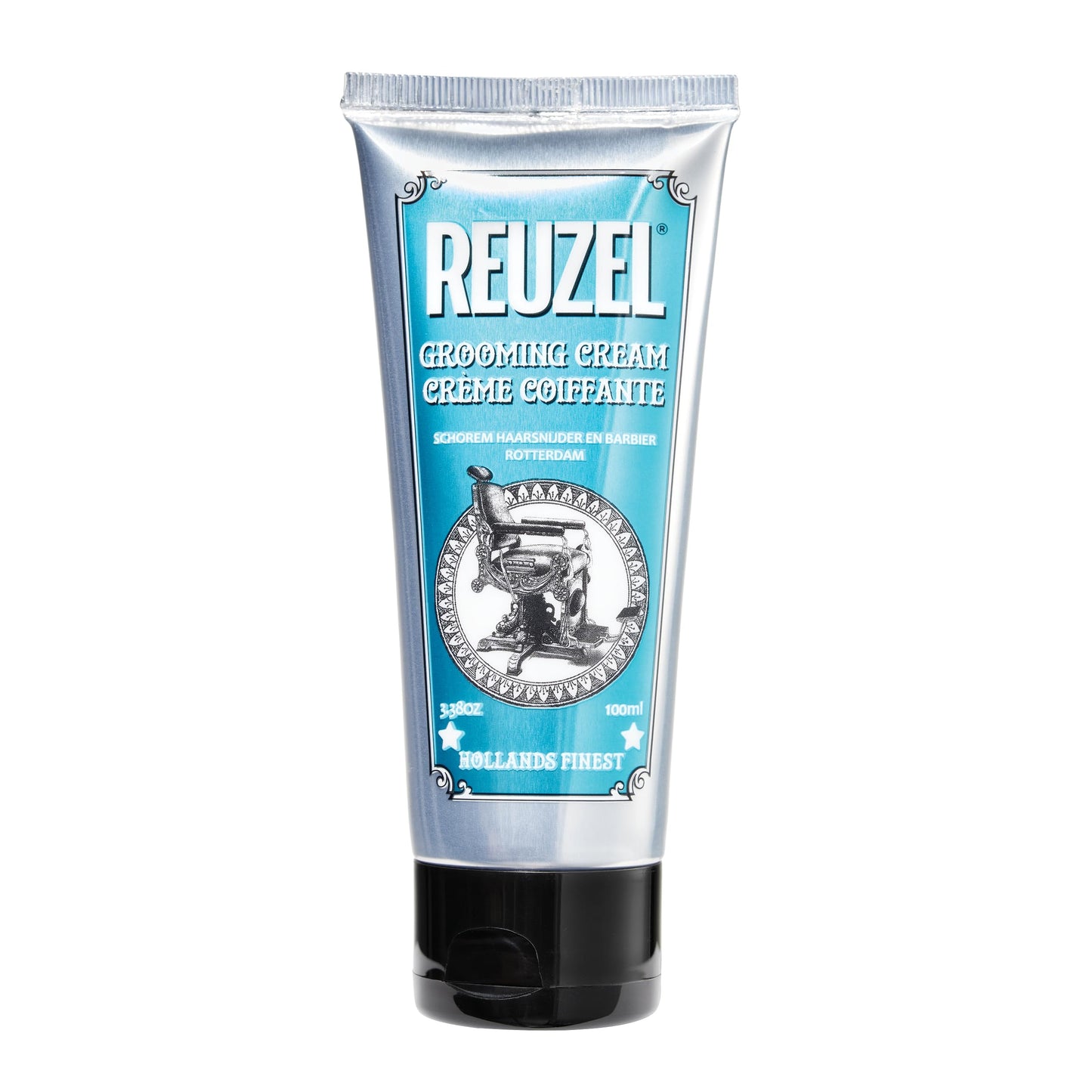 REUZEL Grooming Cream, Pilable Natural Light Hold, Adds Texture and Definition, Moisturizing, Weightless, Easy To Wash Out, Water Based Formula