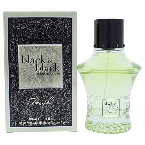 Nu Parfums Black is Black Fresh, 3.4 Oz