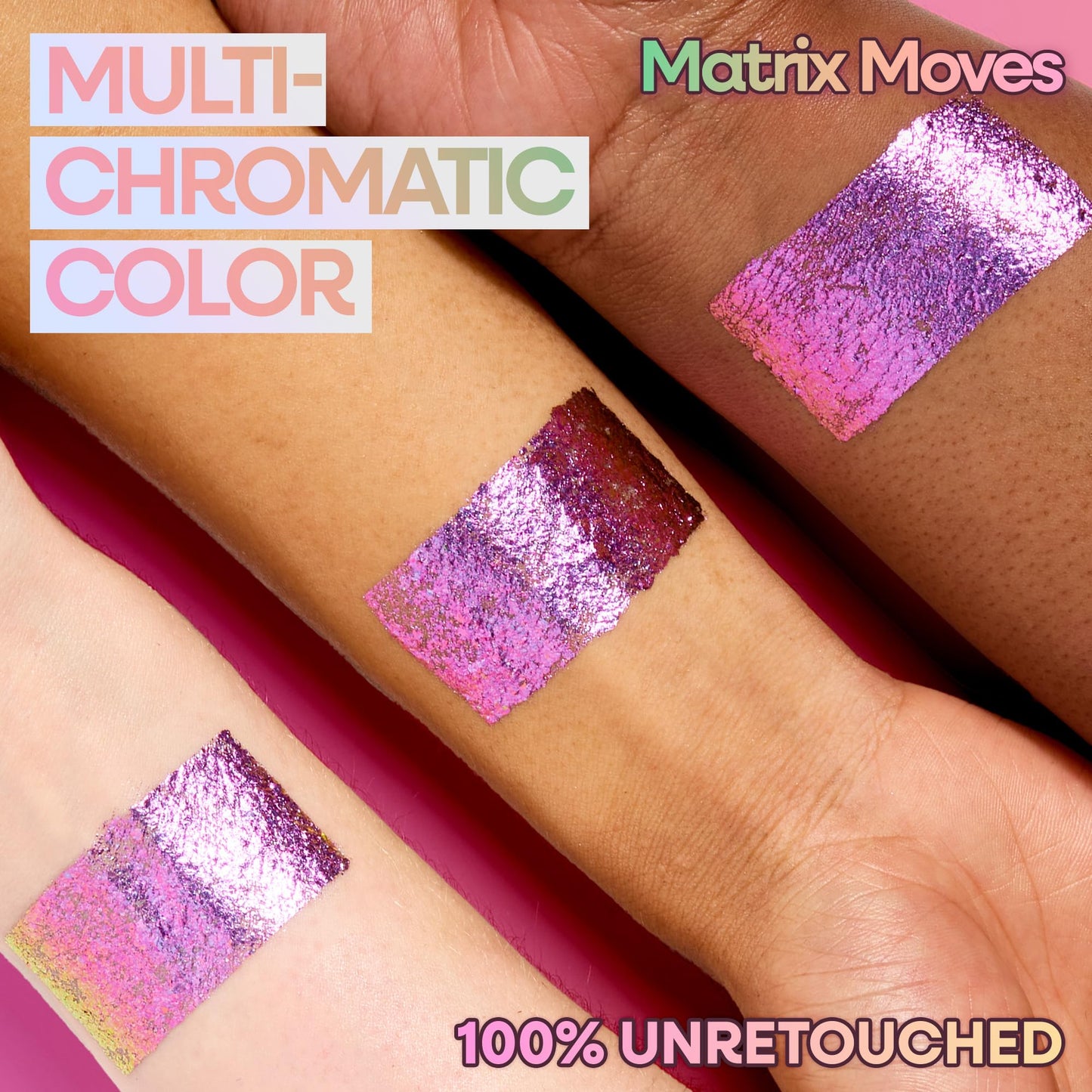 wet n wild Chameleon Chrome Eyeshadow Foil, Multi-Chromatic Light-Reflecting Pigments, Self-Adhering & High-Impact Color, Long-Lasting & Blendable