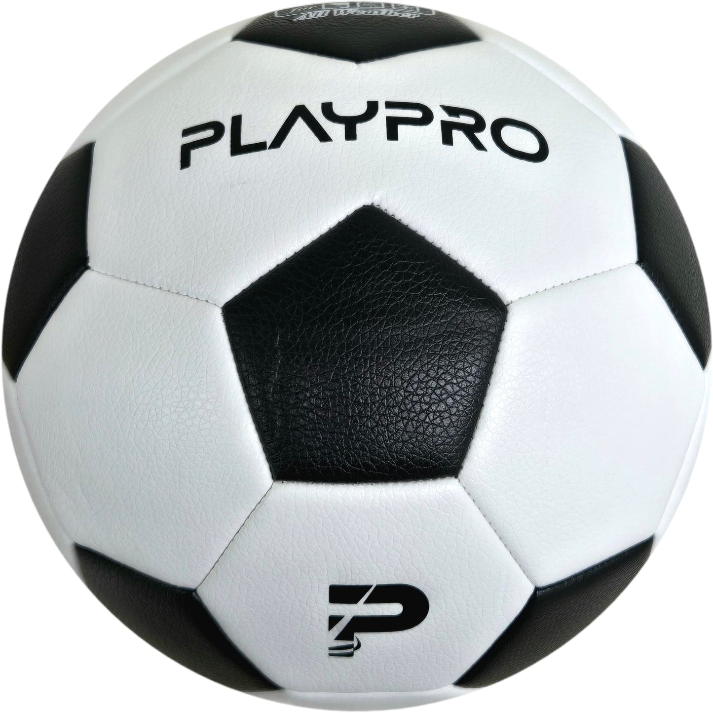 PLAYPRO Classic Training Soccer Ball for All Ages, Winding Bladder, Sizes 2, 3, 4 and 5 (Classic, 5)