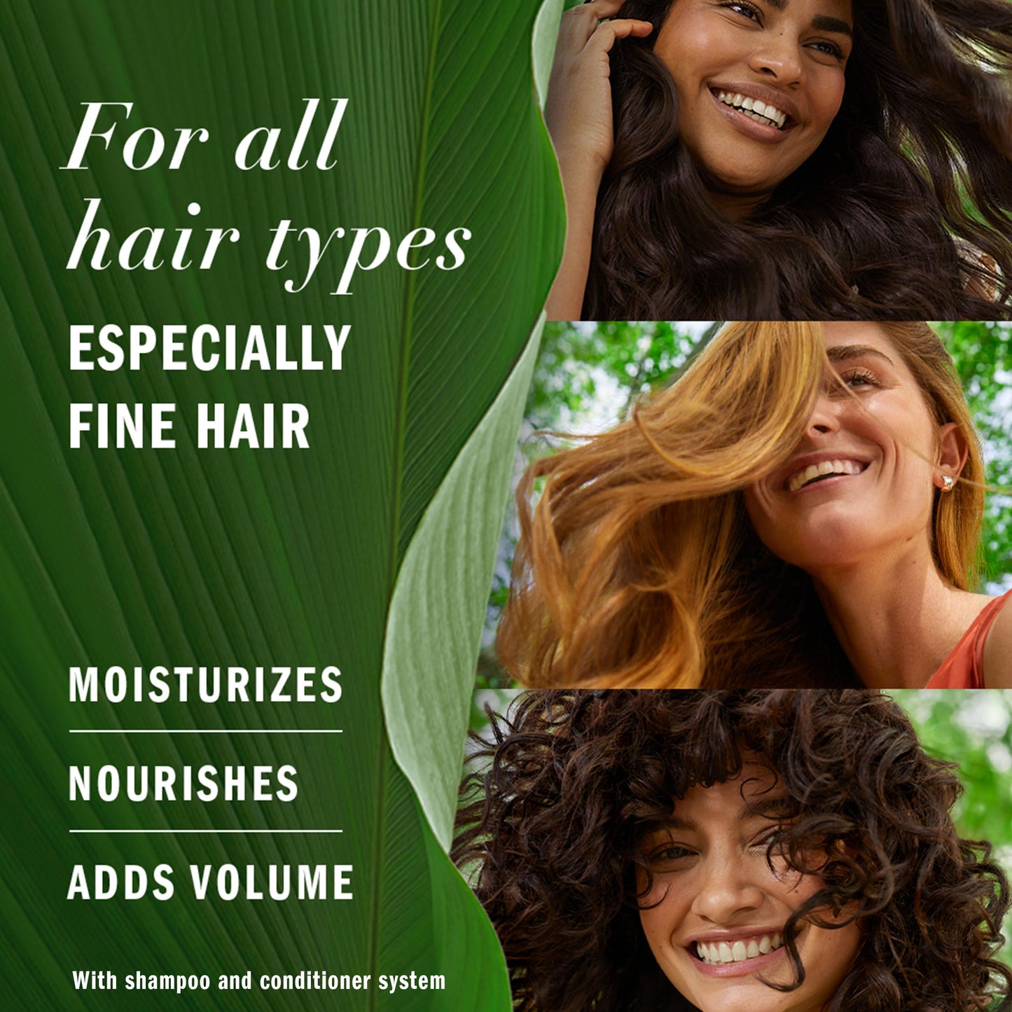 Herbal Essences Grapefruit Volumizing Conditioner, 13.5 Fl Oz, with Certified Camellia Oil and Aloe Vera, For All Hair Types, Especially Fine Hair
