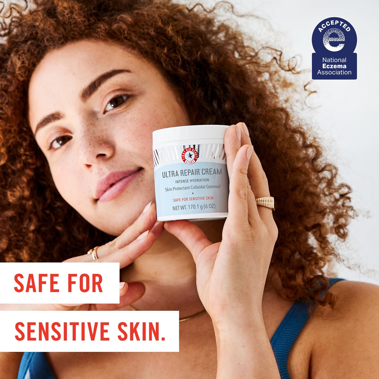 First Aid Beauty Ultra Repair Cream Intense Hydration Moisturizer for Face and Body - 1 oz