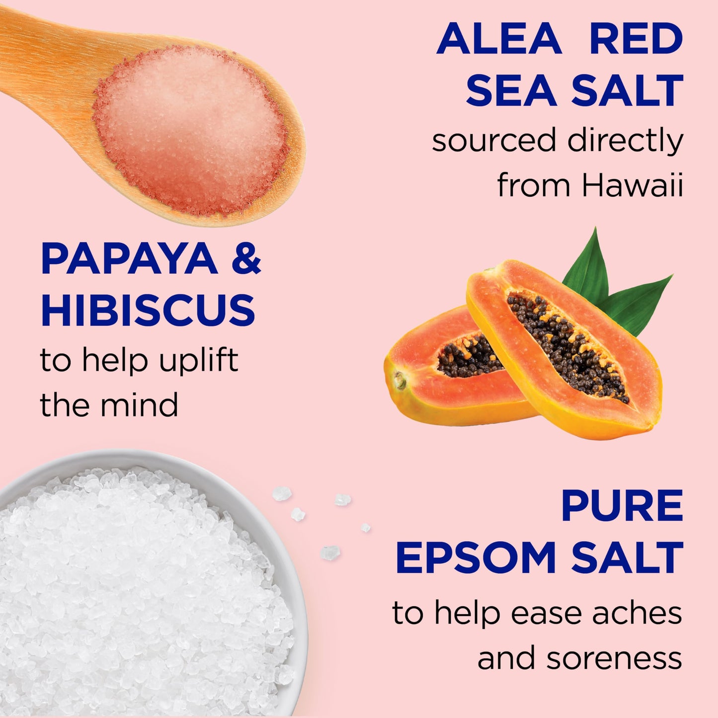 Dr Teal's Epsom Salt Magnesium Soak, Limited Edition Hawaiian Bliss, 3lbs