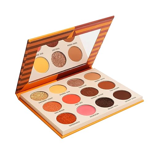EBIN NEW YORK Egyptian Sunset - Secret of Pharaoh Eyeshadow Palette, Highly Pigmented and Blendable, Cruelty-Free, Long-Lasting Matte & Shimmer
